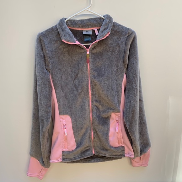 Champion Girls XL Fuzzy Zip Up - Picture 1 of 5